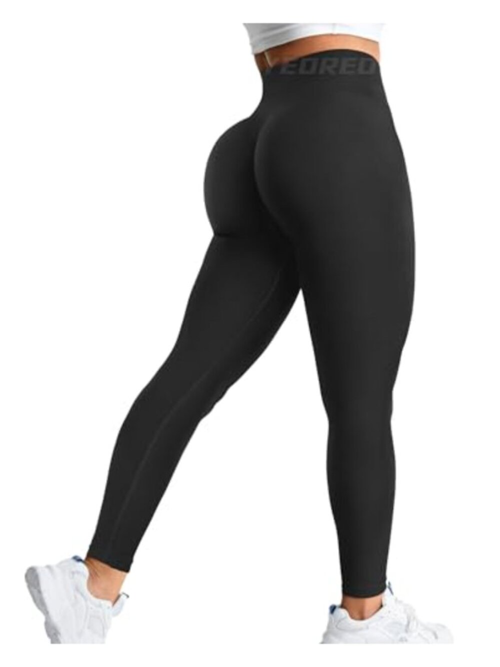 Seamless Scrunch Leggings High Waist Tummy Control Yoga Athletic